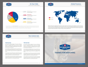 PowerPoint Design by Mulugeta for Williamson - Dickie Holding Company | Design: #9235780