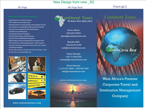 Brochure Design by Ramaling Belkote for Continent Tours | Design: #2107808