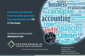 Diseño Publicitario por jrdesign para Hector Rosas Jr, CPA | Diseño: #2058362