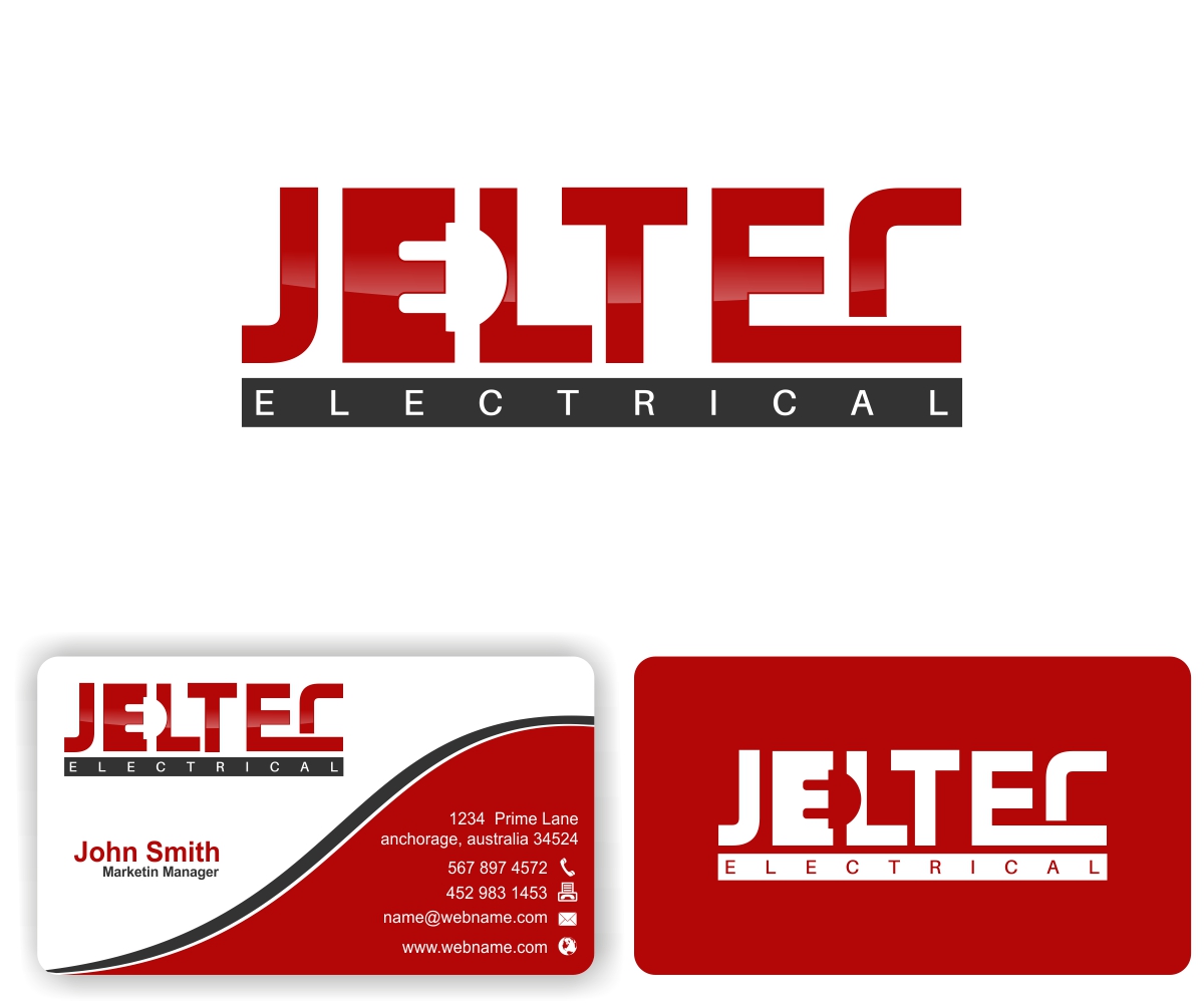 Logo Design by Sarah Graphic for Jeltec Electrical | Design #9231960