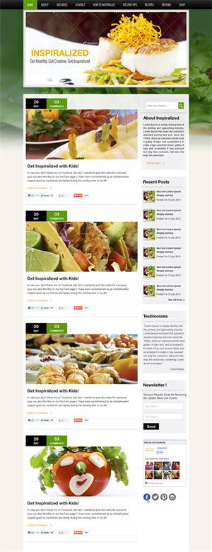 Wordpress Design by Mayank Patel