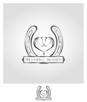 Logo Design by Living Horses Graphics for Mending Hoofs, LLC | Design: #9203468