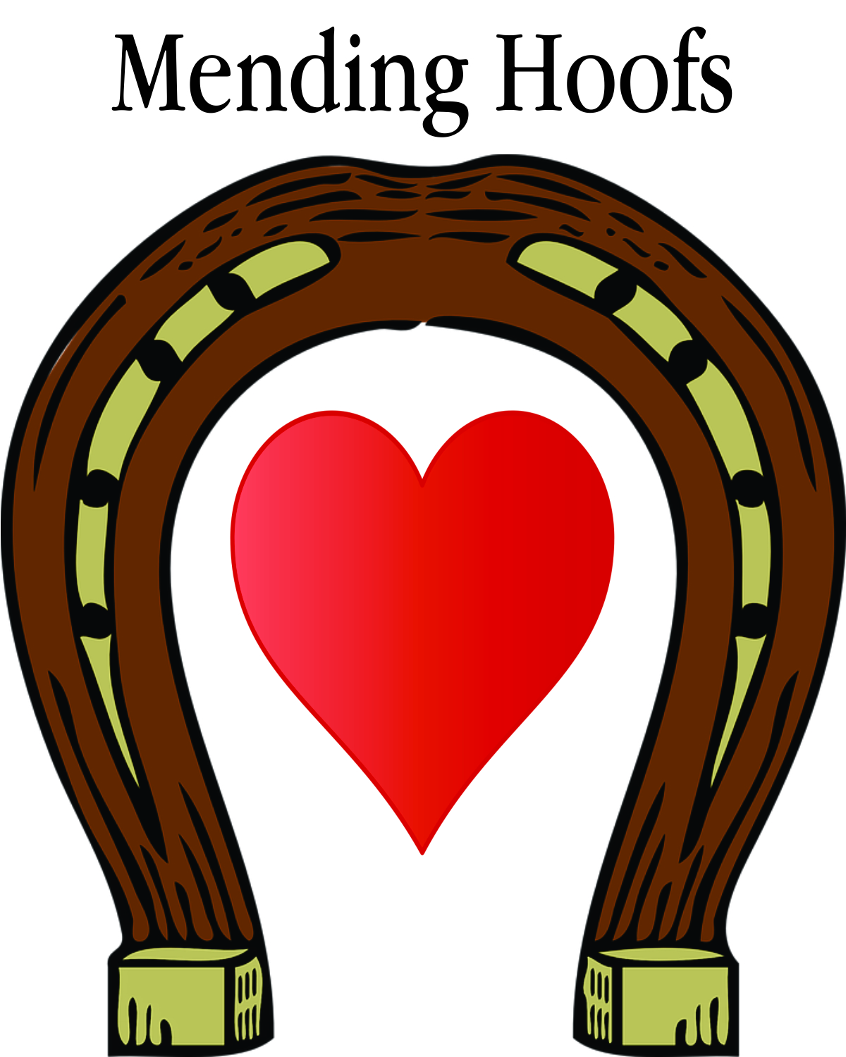 Logo Design by J. Schroeder Design for Mending Hoofs, LLC | Design #9187768