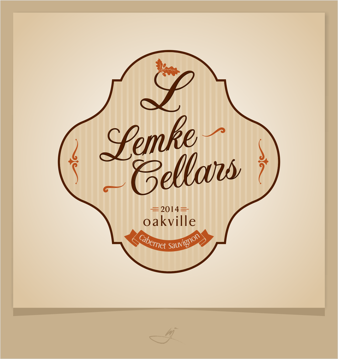 Logo Design by Mimi &amp; Max for Lake Norman Winery | Design #9237799
