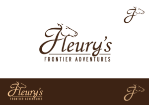 Fleury's Frontier Adventures: UPDATED changed the spelling of Fleury's to this way | Diseño de Logo por dm.design