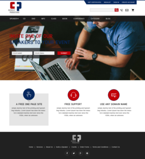 Web Design by webxvision for Catholic Productions | Design: #9232476