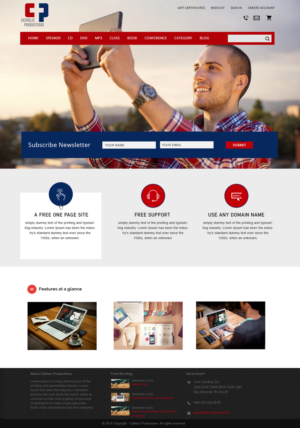 Web Design by webxvision for Catholic Productions | Design: #9232486