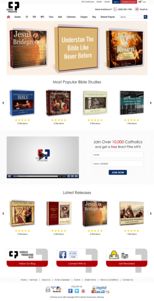 Web Design by Sbss for Catholic Productions | Design: #9177608