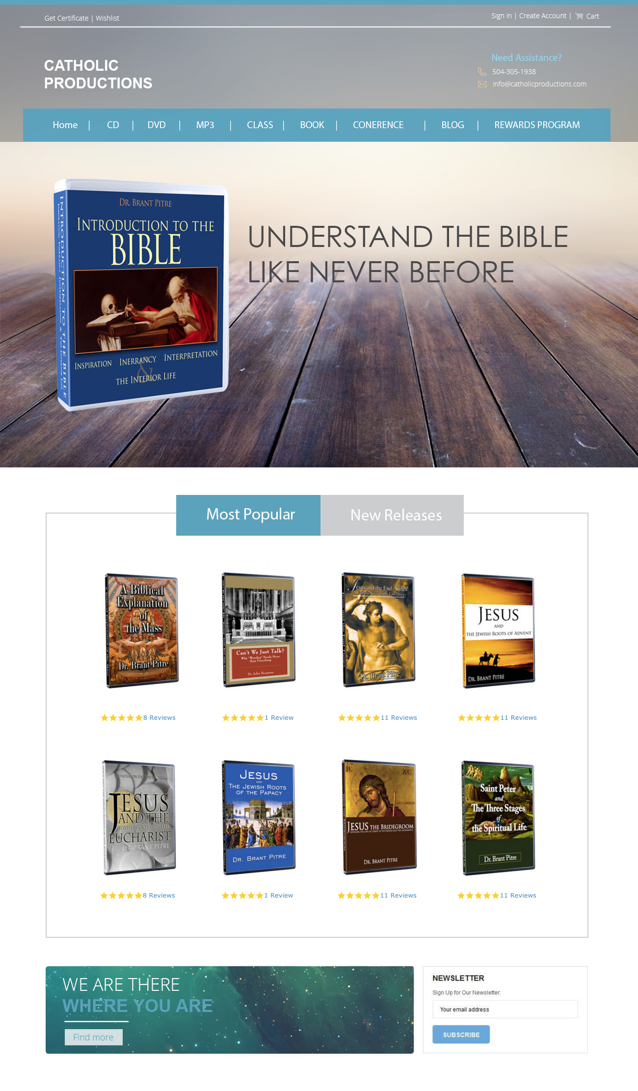 Web Design by hassanqureshi93 for Catholic Productions | Design #9335868