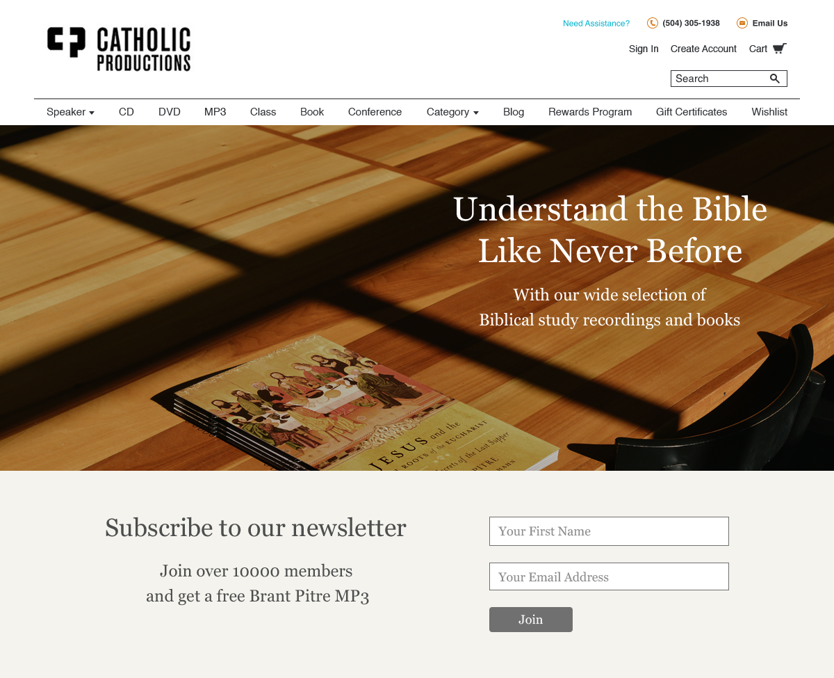 Web Design by richardkchu for Catholic Productions | Design #9326216
