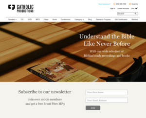 Web Design by richardkchu for Catholic Productions | Design: #9326216