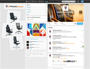 Twitter Design by nisarzenith for UK Office Chair Store | Design: #2061411