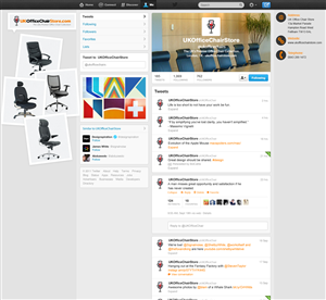 Twitter Design by nisarzenith for UK Office Chair Store | Design: #2101408