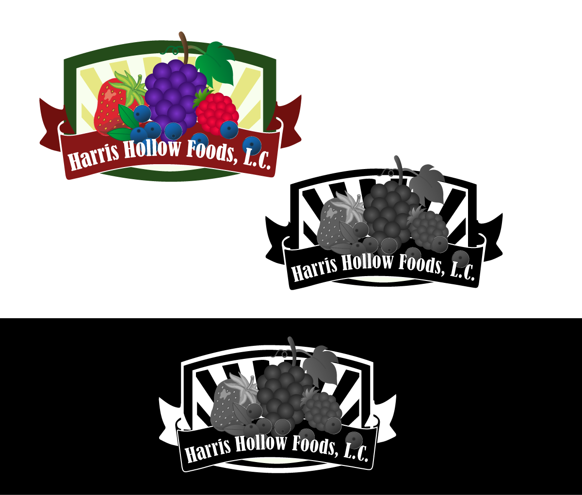 Diseño de Logo por CarolC para Harris Hollow Foods | Diseño #2036006