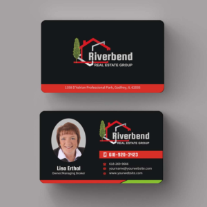 Diseño de Tarjeta de Presentación por INDIAN_Ashok para Riverbend Real Estate Group | Diseño: #9178268