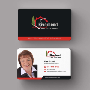 Diseño de Tarjeta de Presentación por INDIAN_Ashok para Riverbend Real Estate Group | Diseño: #9178270