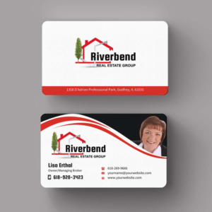 Diseño de Tarjeta de Presentación por INDIAN_Ashok para Riverbend Real Estate Group | Diseño: #9178274