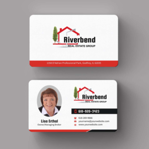 Diseño de Tarjeta de Presentación por INDIAN_Ashok para Riverbend Real Estate Group | Diseño: #9178276