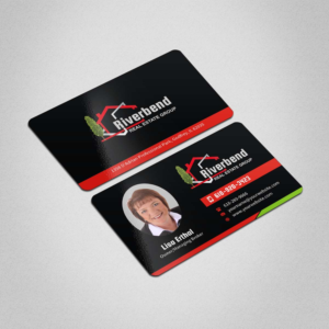 Diseño de Tarjeta de Presentación por INDIAN_Ashok para Riverbend Real Estate Group | Diseño: #9178285