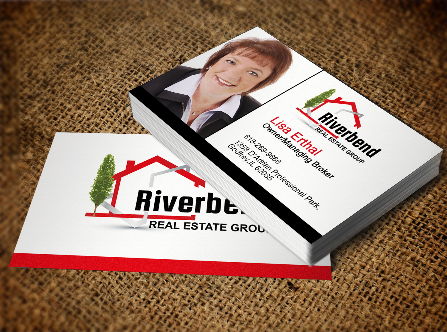 Business Card Design by Lanka Ama for Riverbend Real Estate Group | Design #9180867