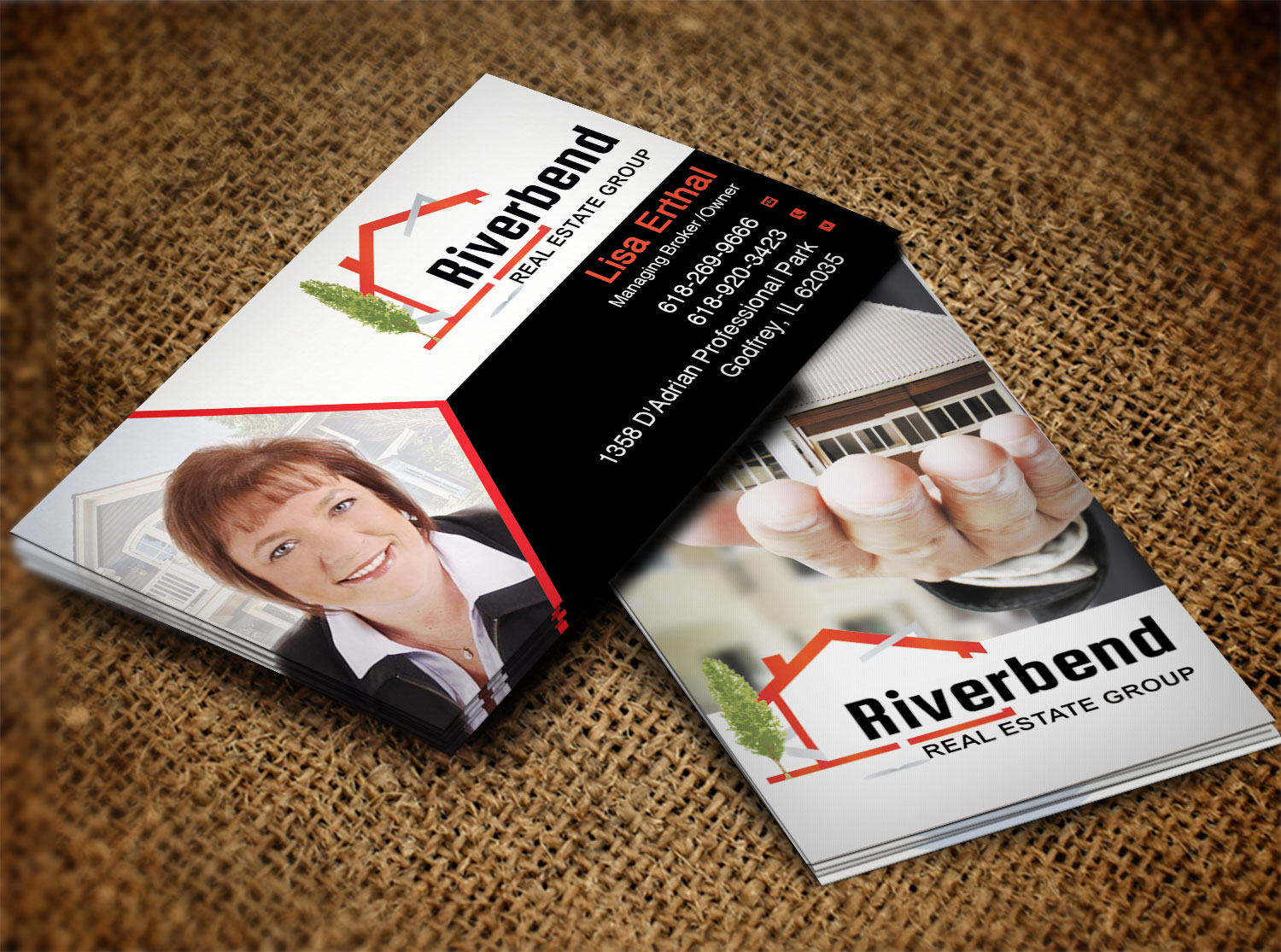 Business Card Design by Lanka Ama for Riverbend Real Estate Group | Design #9180888