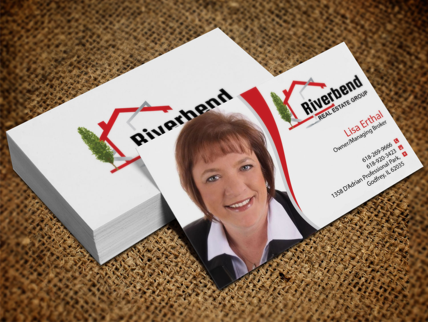 Diseño de Tarjeta de Presentación por Lanka Ama para Riverbend Real Estate Group | Diseño #9180899
