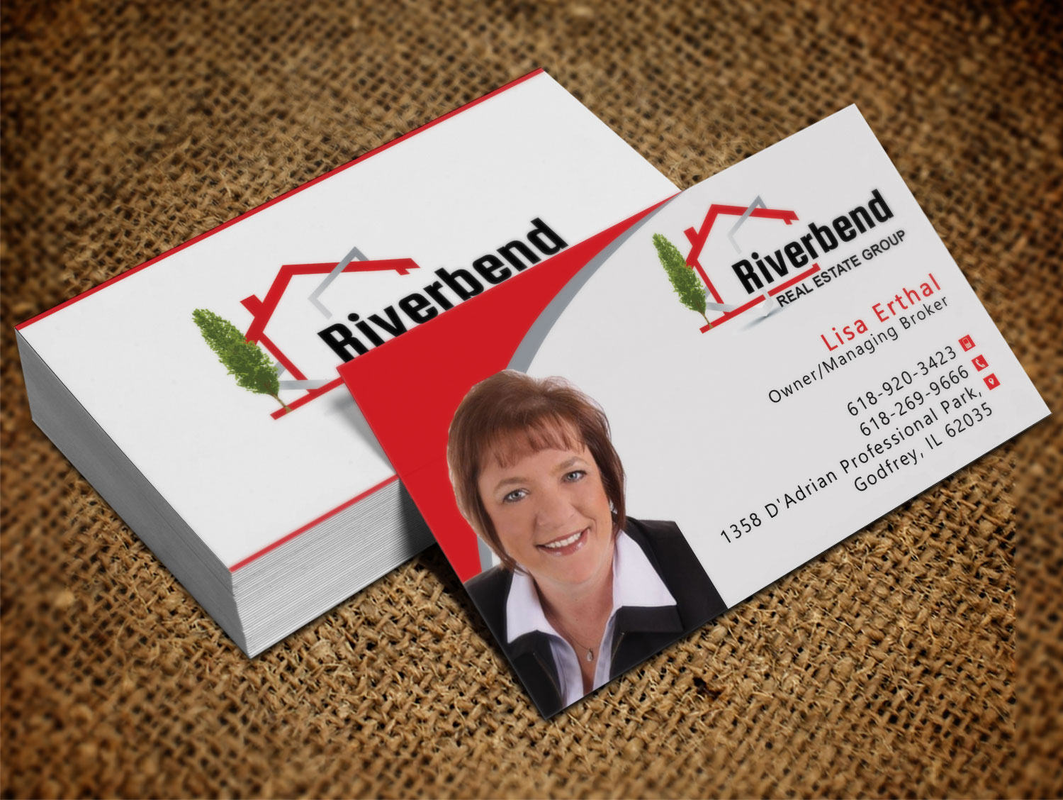 Diseño de Tarjeta de Presentación por Lanka Ama para Riverbend Real Estate Group | Diseño #9180910