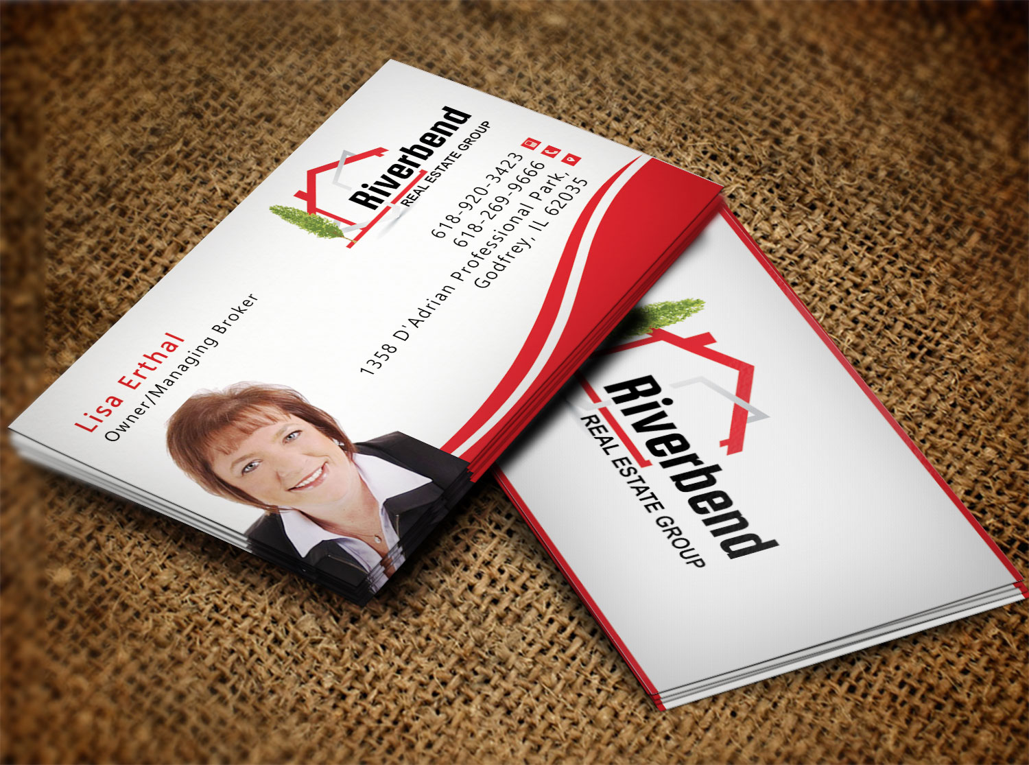 Business Card Design by Lanka Ama for Riverbend Real Estate Group | Design #9180913