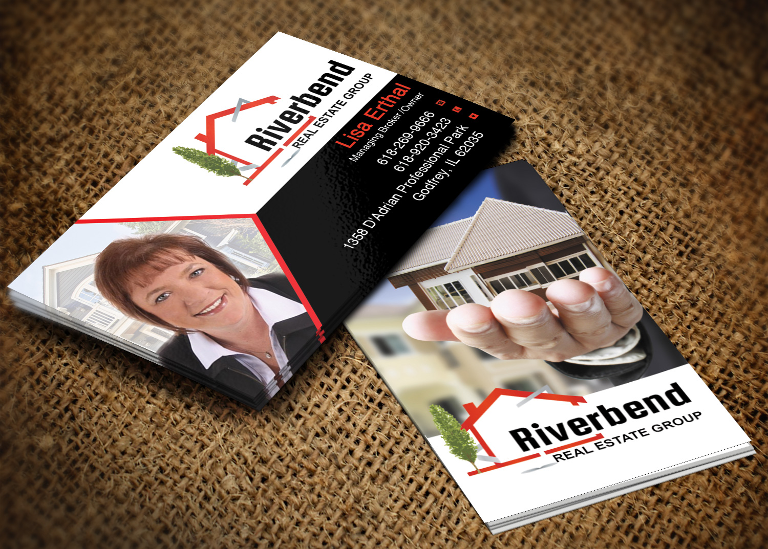 Business Card Design by Lanka Ama for Riverbend Real Estate Group | Design #9184941