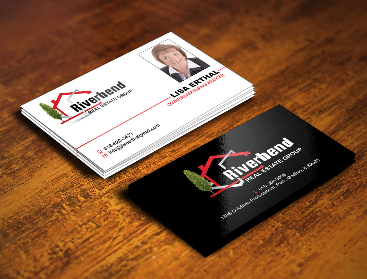 Diseño de Tarjeta de Presentación por Verified artistry (Design garden) para Riverbend Real Estate Group | Diseño #9184729