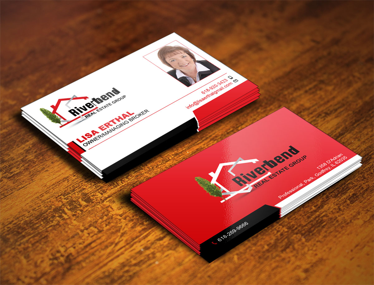 Business Card Design by Verified artistry (Design garden) for Riverbend Real Estate Group | Design #9184742
