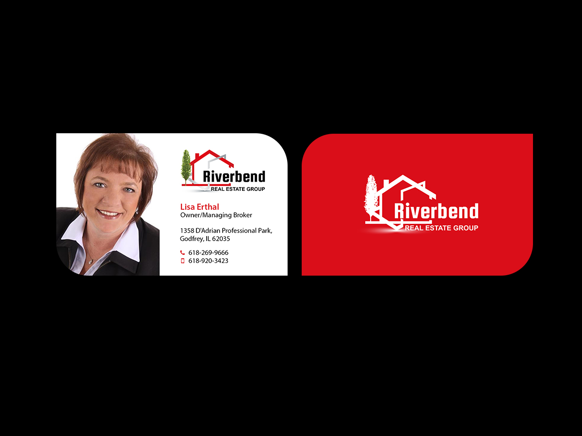 Visitenkarten-Design von Creations Box 2015 für Riverbend Real Estate Group | Design #9183208