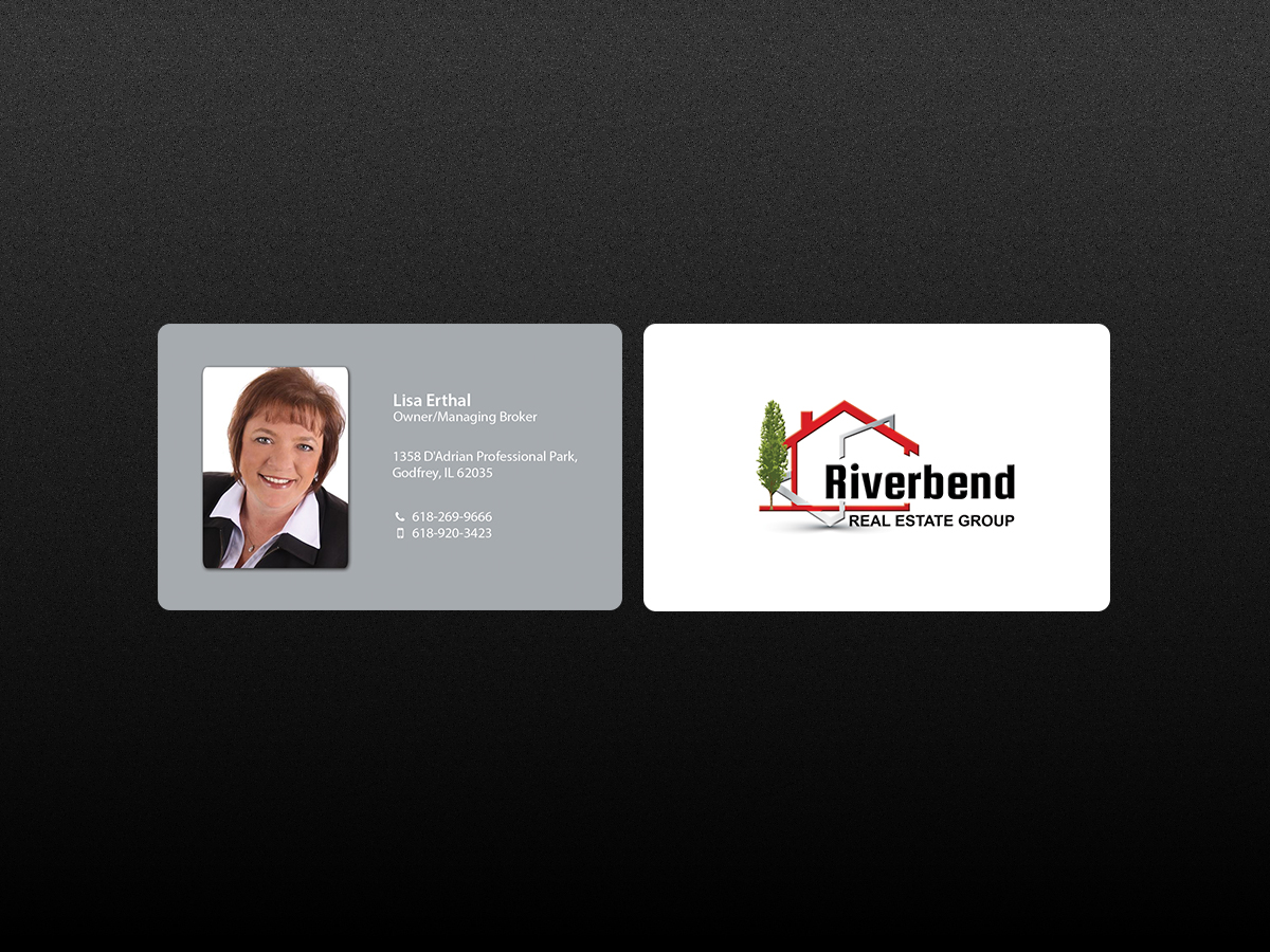 Diseño de Tarjeta de Presentación por Creations Box 2015 para Riverbend Real Estate Group | Diseño #9183218