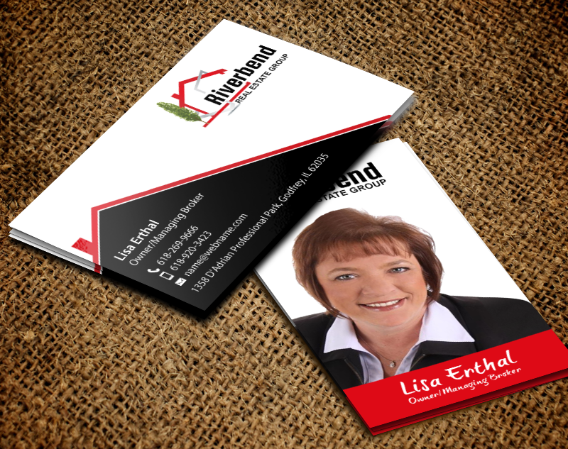 Visitenkarten-Design von chandrayaan.creative für Riverbend Real Estate Group | Design #9185096