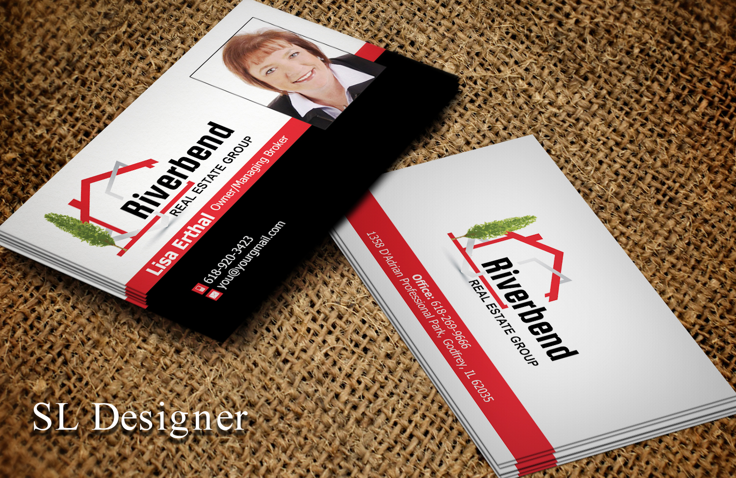 Business Card Design by SL Designer for Riverbend Real Estate Group | Design #9178453