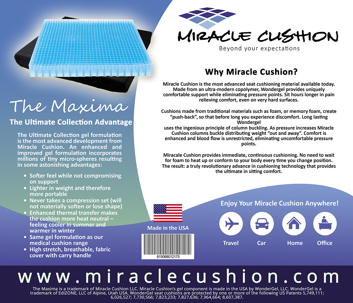 Packaging Design by maricreatives for Miracle Cushion LLC | Design #9763806