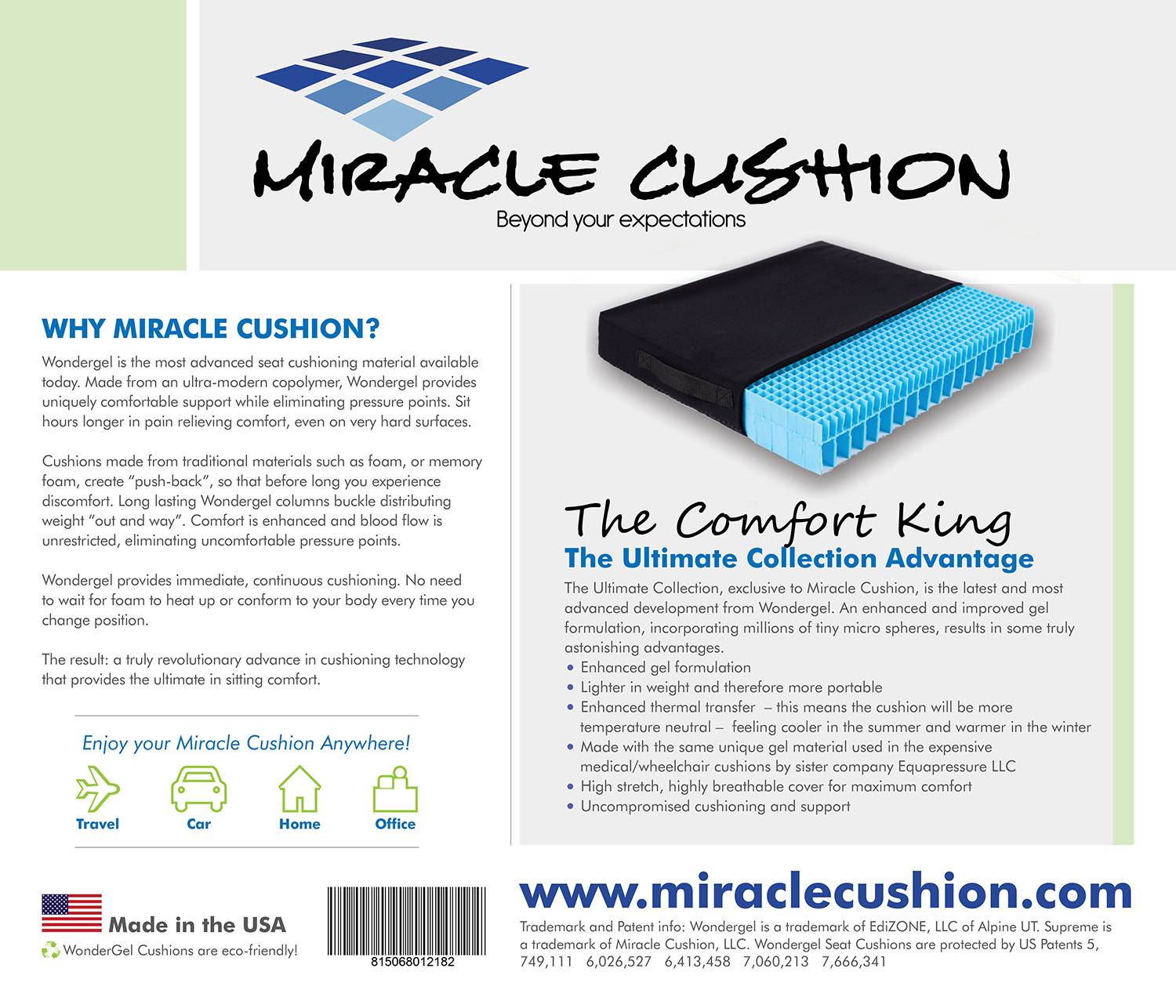 Diseño de Empaque por hibasultan para Miracle Cushion LLC | Diseño #9355798