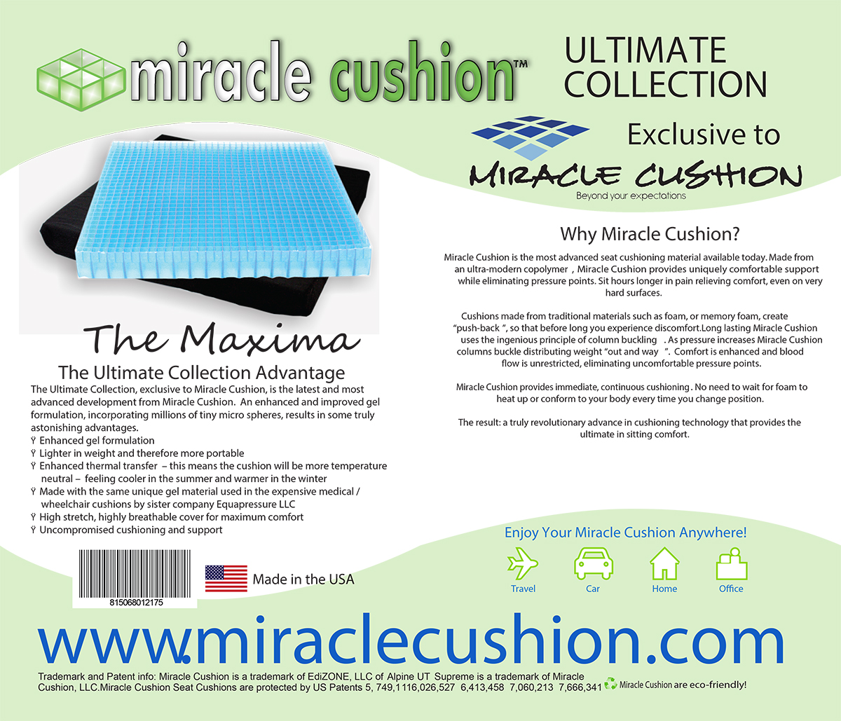 Diseño de Empaque por gogutacroitoru para Miracle Cushion LLC | Diseño #9354099