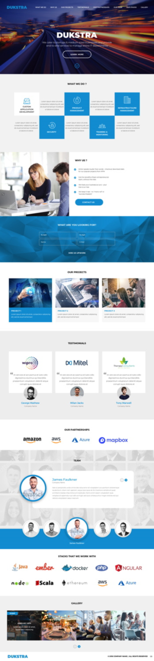 Web Design by pb for Dukstra Technologies (Pty) Ltd | Design: #17907238