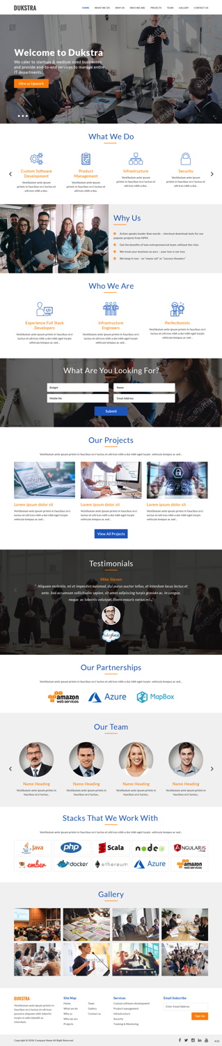 Diseño Web por pb para Dukstra Technologies (Pty) Ltd | Diseño #17907247