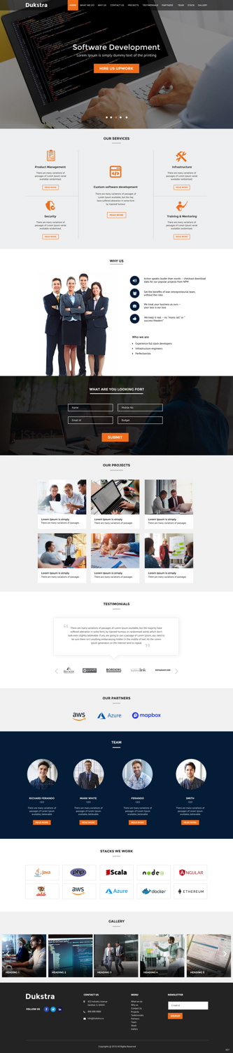 Web Design by pb for Dukstra Technologies (Pty) Ltd | Design #17907249
