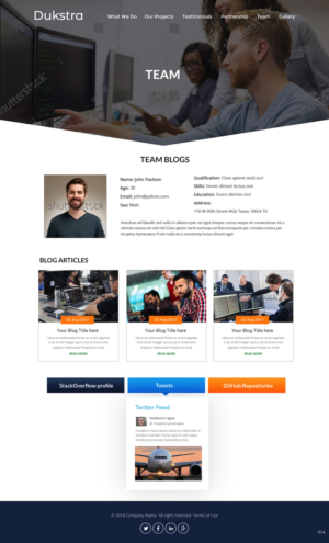 Web Design par pb pour Dukstra Technologies (Pty) Ltd | Design : #18105237