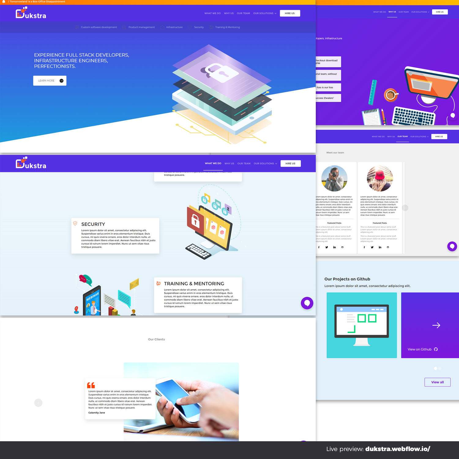 Web Design by insert name here for Dukstra Technologies (Pty) Ltd | Design #17973256
