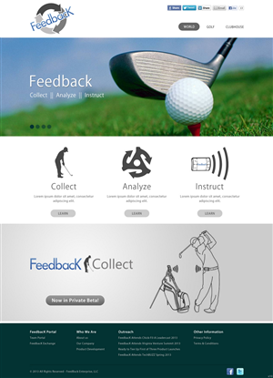 Web Design by pb for FeedbacK Enterprise, LLC | Design: #2026065