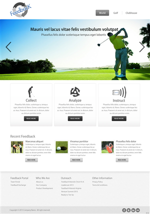 Web Design by pb for FeedbacK Enterprise, LLC | Design: #2026093