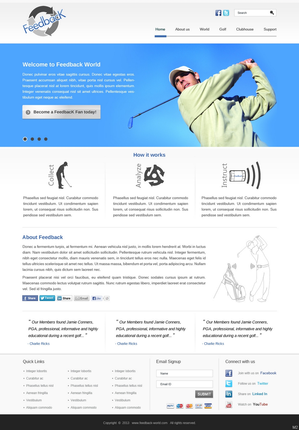 Web Design by pb for FeedbacK Enterprise, LLC | Design #2026098