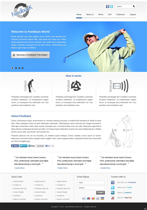 Web Design by pb for FeedbacK Enterprise, LLC | Design: #2026098