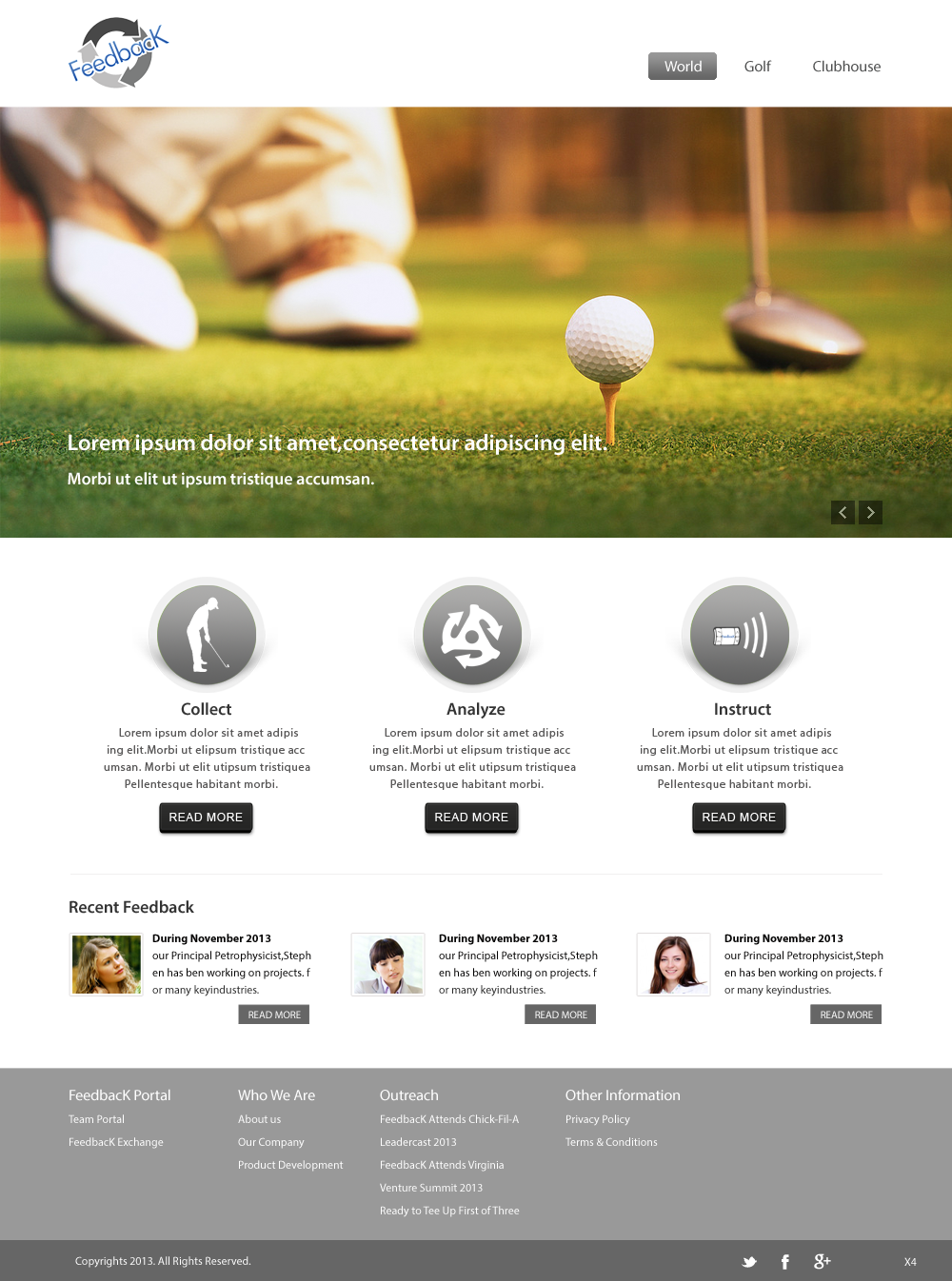 Web Design by pb for FeedbacK Enterprise, LLC | Design #2030941
