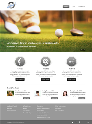 Web Design by pb for FeedbacK Enterprise, LLC | Design: #2030941