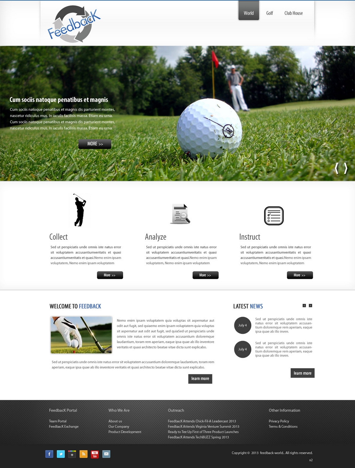 Web Design by pb for FeedbacK Enterprise, LLC | Design #2030944
